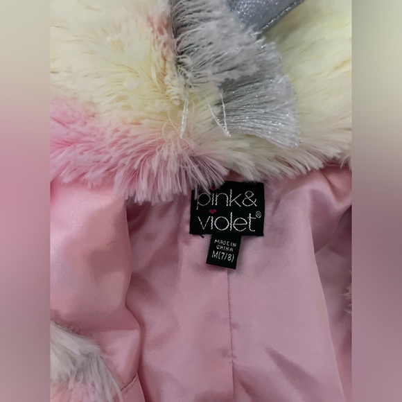 Kids unicorn rainbow jacket - Picture 4 of 5